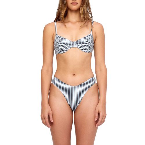Zulu & Zephyr Blue Pin Stripe Curve Brief